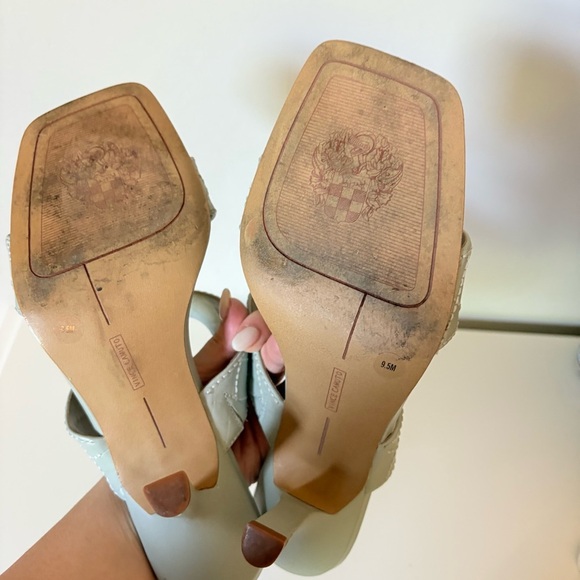 Vince Camuto Women’s Mint Green Presetta Heel Sandals - Picture 6 of 12